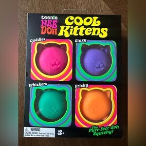 Needoh Teenie Cool Kittens 4pk by Schylling
